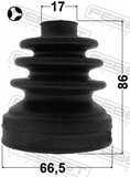 Febest 0515-DY3WT Boot Inner CV Joint Kit 66.5X86X17