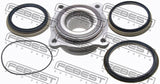 Febest 0182-UCK60MR-KIT Rear Wheel Hub Kit
