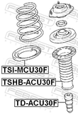 Febest TD-ACU30F Front Shock Absorber Jounce Bumper