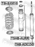 Febest TSHB-AURR Rear Shock Absorber Boot (Set For One Side)