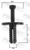 Febest 88570-176 Retainer Clip