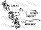Febest 2025-JKUPF Front Rod