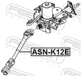 Febest ASN-K12E Intermediate Steering Shaft