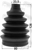 Febest 1817-ASJ Boot Outer CV Joint Kit 80X126X23.5
