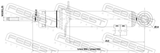 Febest 04110-002F Front Shock Absorber Gas.Twin Tube