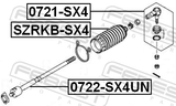 Febest 0721-SX4 Steering Tie Rod End