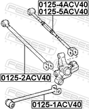 Febest 0125-5ACV40 Rear Right Lateral Link