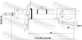 Febest 22110-004FL Shock Absorber Front Left Gas.Twin Tube