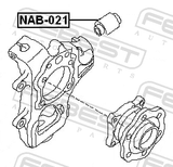 Febest NAB-021 Rear Knuckle Bushing