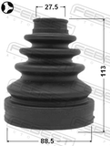 Febest 0115-GRJ120T Boot Inner CV Joint Kit 88.5X113X27.5