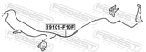 Febest 19101-F10F Cable Assembly Hood Lock Control