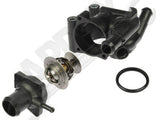 APDTY 013312 Thermostat & Seal/Water Outlet Coolant Housing Upper & Lower