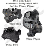 APDTY 042522 Door Lock Actuator - Integrated With Latch Replaces 690300E010