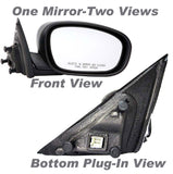 APDTY 0662846 Side View Mirror, Replaces XB801XRAG, XB801XRAJ