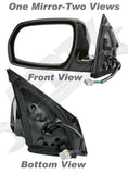 APDTY 0662858 Side View Mirror-Left Replaces 96302CA300