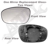 APDTY 67017 Plasticbacked Mirror, Replaces 5139203AA