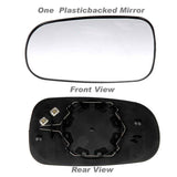 APDTY 67819 Replacement Glass - Plastic Backing Replaces 12 795 603, 12795603