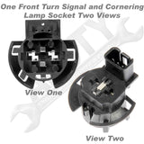 APDTY 756213 Park Lamp Socket Gm, Replaces 12456483