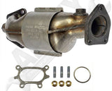 APDTY 785961 Exhaust Manifold Catalytic Converter w/Gaskets & Heat Shield