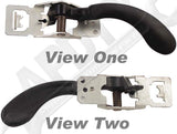 APDTY 92988 Interior Door Handle - Front Right - Texture Black