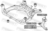 Febest 2924-L538FLH Left Front Arm