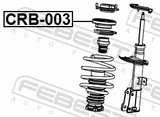 Febest CRB-003 Front Shock Absorber Bearing