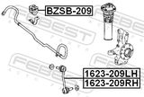 Febest 1623-209RH Front Right Stabilizer Link / Sway Bar Link