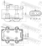 Febest 24640-002 Ignition Coil