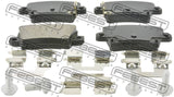 Febest 0301-FDR Pad Kit, Disc Brake, Rear - Kit