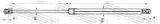 Febest 20117-002 Trunk Gas Strut (With End Damping) L507/585N