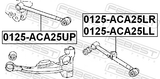 Febest 0125-ACA25LL Rear Left Transverse Link