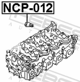 Febest NCP-012 O-Ring Fuel Injector