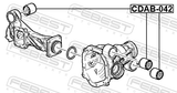 Febest CDAB-042 Front Differential Bushing