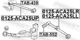Febest 0125-ACA25UP Rear Upper Transverse Link