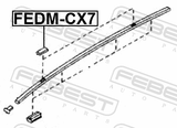 Febest FEDM-CX7 Cap Drip Mould