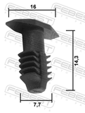 Febest 88570-195 Retainer Clip