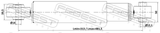 Febest 01110-009R Rear Shock Absorber Gas.Twin Tube