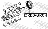 Febest CRDS-GRCH Crankshaft Pulley