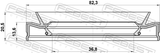 Febest 95HES-38821420X Drive Shaft Oil Seal 36.8X82.3X13.6X20.5