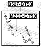 Febest 0527-BT50 Idler Arm