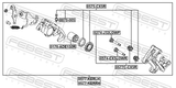 Febest 0574-CX5LOWR Rear Caliper Slide Pin