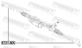 Febest 6721-MX Steering Tie Rod End