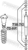 Febest TD-80F Front Shock Absorber Jounce Bumper