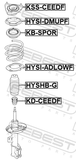 Febest HYSI-ADLOWF Front Spring Lower Seat