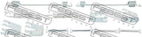 Febest 0504-DYR Brake Shoe Fitting Kit