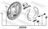 Febest 0504-DYR Brake Shoe Fitting Kit