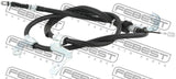 Febest 12100-SBDISCRH Parking Brake Cable, Right