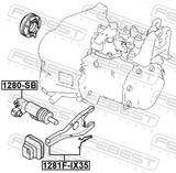Febest 1280-SB Clutch Slave Cylinder