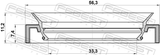 Febest 95HAY-35560711C Drive Shaft Oil Seal 33.3X56.3X7.4X11.2