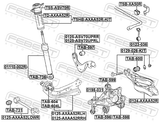 Febest 0125-AXAA52LOWR Rear Lower Transverse Link